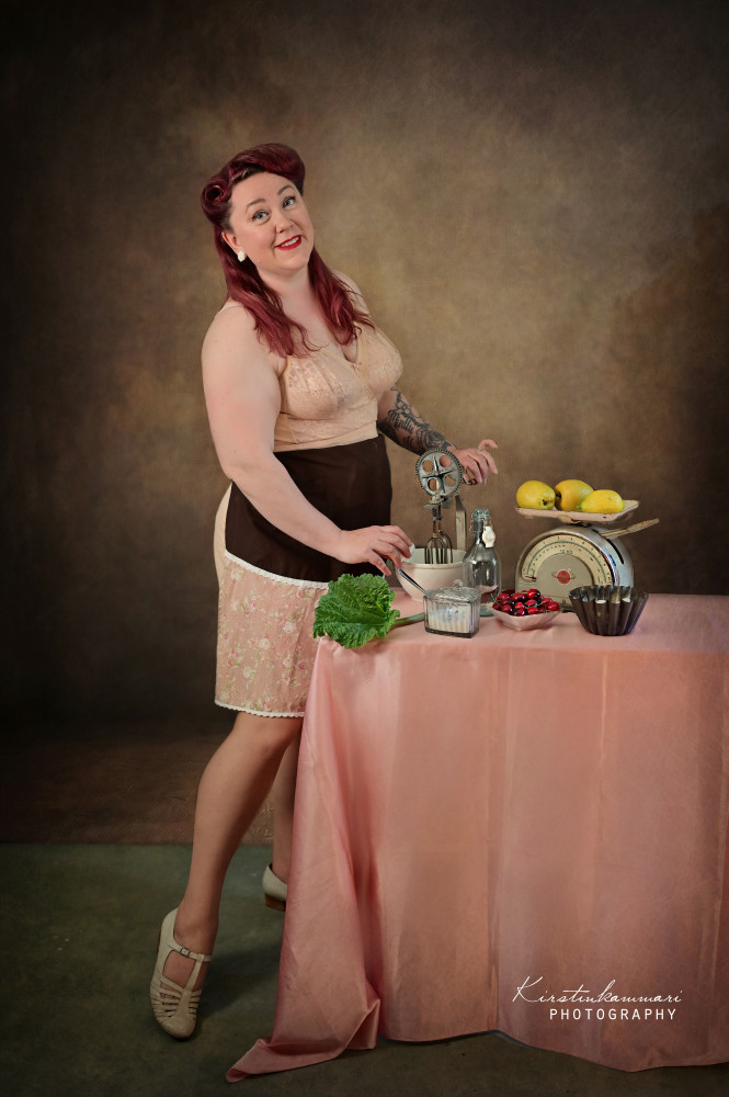 Pin up kuvaus Kirstinkammari Ylöjärvi